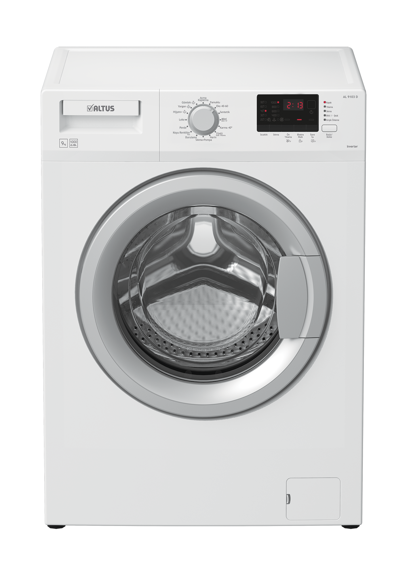 7150223500-MDM2-LOW-1 Altus AL 9103 D Çamaşır Makinesi - Görsel 1