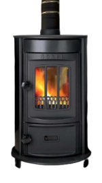 Sürel Mini Yuvarlak Şömine Soba